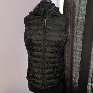 Black puffer jacket